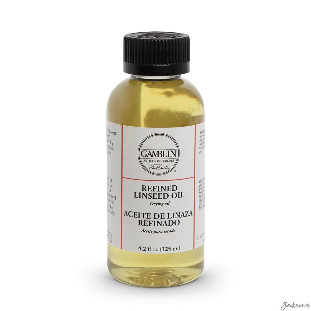 Gamblin Refined Linseed Oil Painting Medium 125ml For Oil Colour Layering