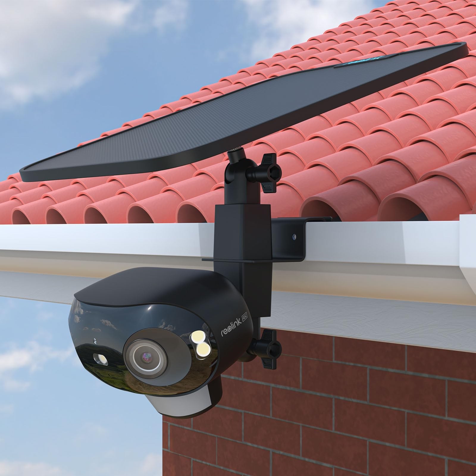 Reolink in 1 Camera Gutter Mount for Argus 4 Pro 4K Solar Security Cameras ... 6