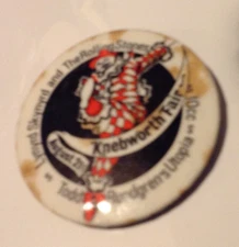 Lynyrd Skynyrd Rolling Stones Todd Rundgren 10cc  vintage 1970s FESTIVAL BADGE