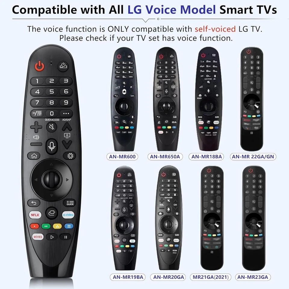 Magic - Telecomando Con Puntatore Del Mouse Vocale per TV Lg, Originale, Compati - Immagine 2 di 4