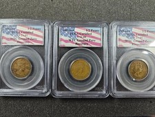 🌟(3) Jamaica 1/2 Penny PCGS 9-11 Twin Towers WTC Ground Zero Recovery
