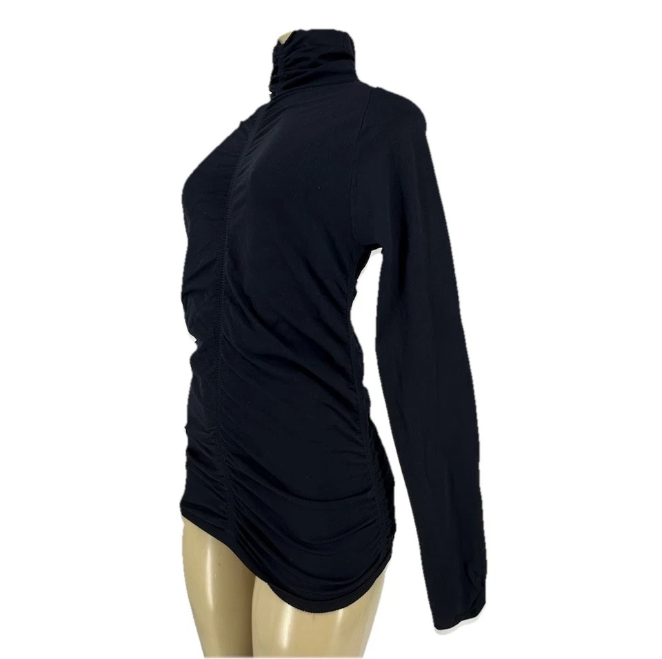 Top Last Tango Talla M/L Mujer Manga Larga Sin Costuras Cuello Simulado Negro Elástico L2 Foto 2 de 4