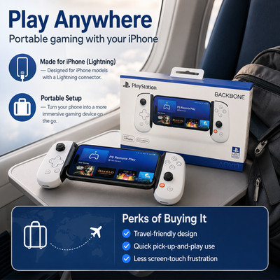 PlayStation Edition Backbone One 2nd Gen   iPhone Lightning Controller
