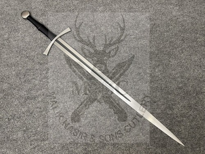 #ad CUSTOM HANDMADE D2 TOOL STEEL VIKING COMBAT MEDIEVAL SWORD TEMPLAR BASTARD SWORD $149.00