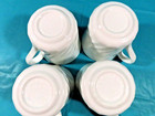 Corelle White Swirl Pattern Set Of 4 Cups And Saucers — photo 7