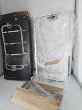 NEXT GARDA towel Store H50 x W28 x D16cm stores 4 Towels Silver NEW RTP £60 