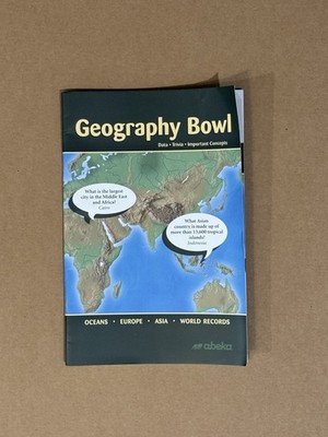 A Beka Geography Bowl Quiz Team Book - Homeschool 6 7 8