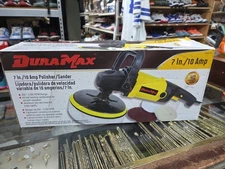 DuraMax 7in 10AMP Polisher Sander Variable Speed New In Box FREE SHIPPING 