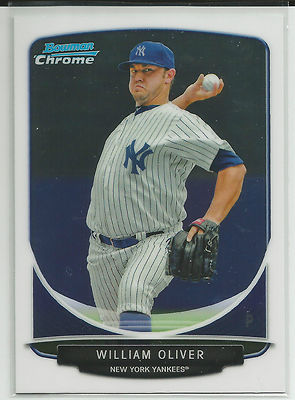 William Oliver New York Yankees 2013 Bowman Chrome Prospect