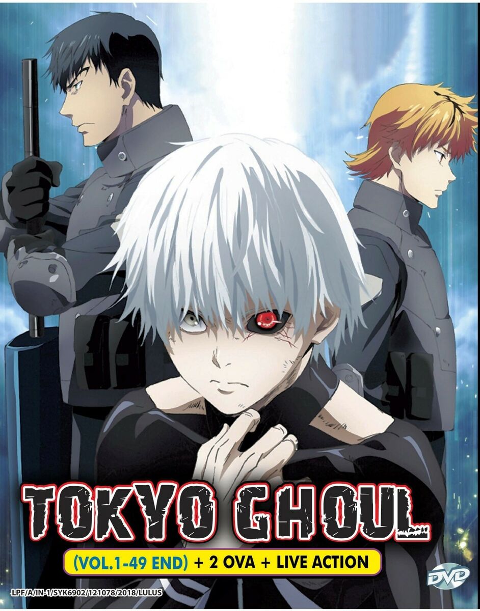 Anime DVD Tokyo Ghoul Season 1-4 Vol.1-49 End + 2OVA + Live Action English  Dub