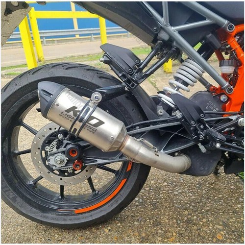 Slip On Exhaust Black Muffler Modified for Duke 390 250 125 Adventure 2020-2023 - Bild 3 von 13