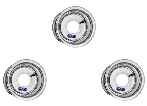 Honda ATC 70 DWT A5 Polished Aluminum Rolled Lip Front Rear Wheels Rims ...