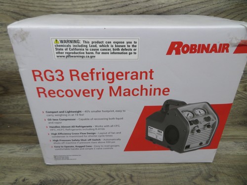 Robinair RG3 Portable Single Refrigerant Recovery Machine