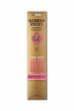 Gonesh Incense Sticks - 4 Packs - Rose - 20 Sticks Per Pack Extra Rich