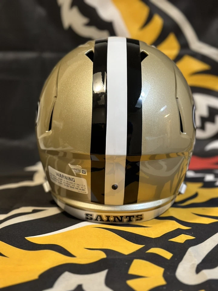 Шлем с автографом Майкла Томаса New Orleans Saints полный размер - Изображение 4 из 4