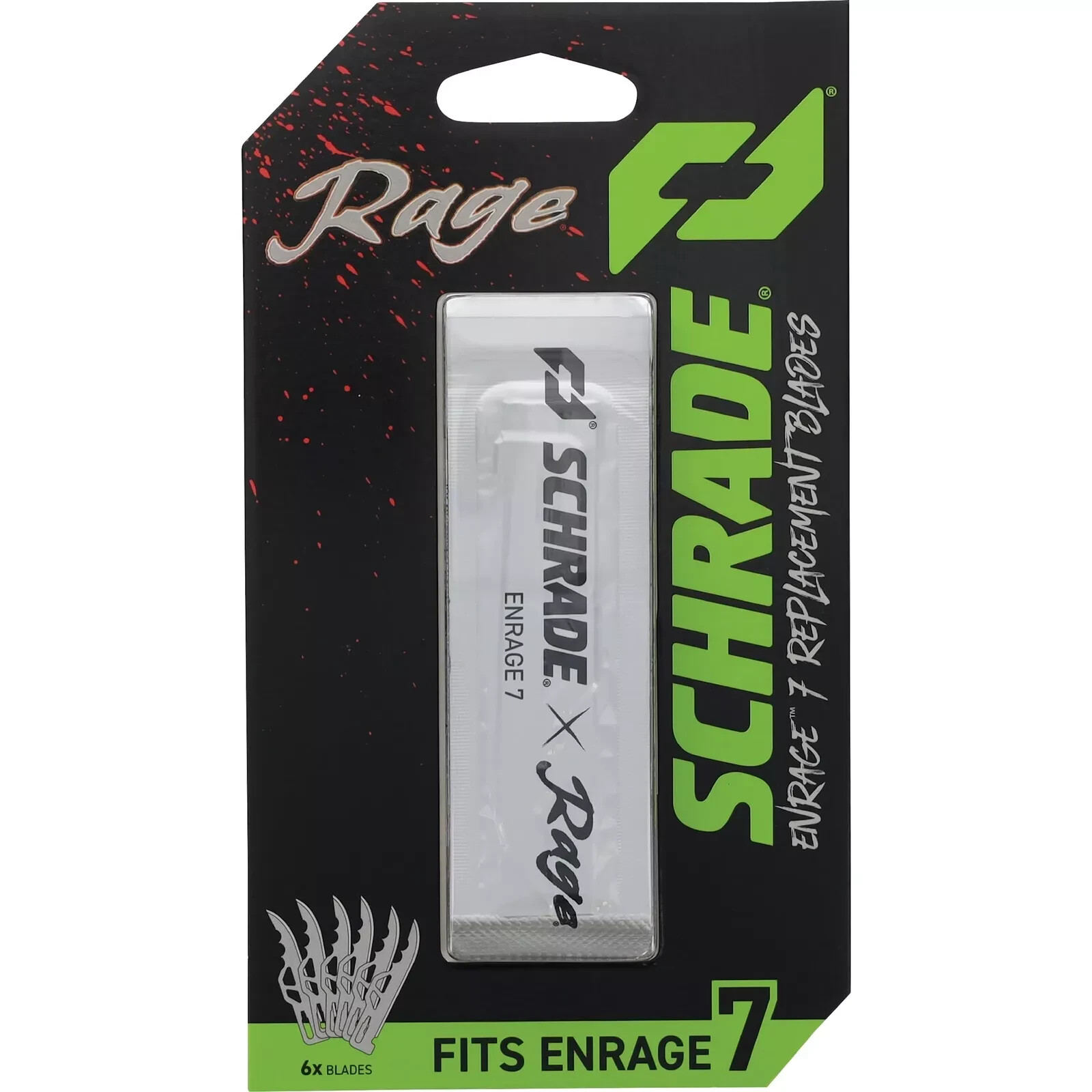Schrade Enrage Replacement Blades Individually Wrapped Hang Packaged 1197652 23