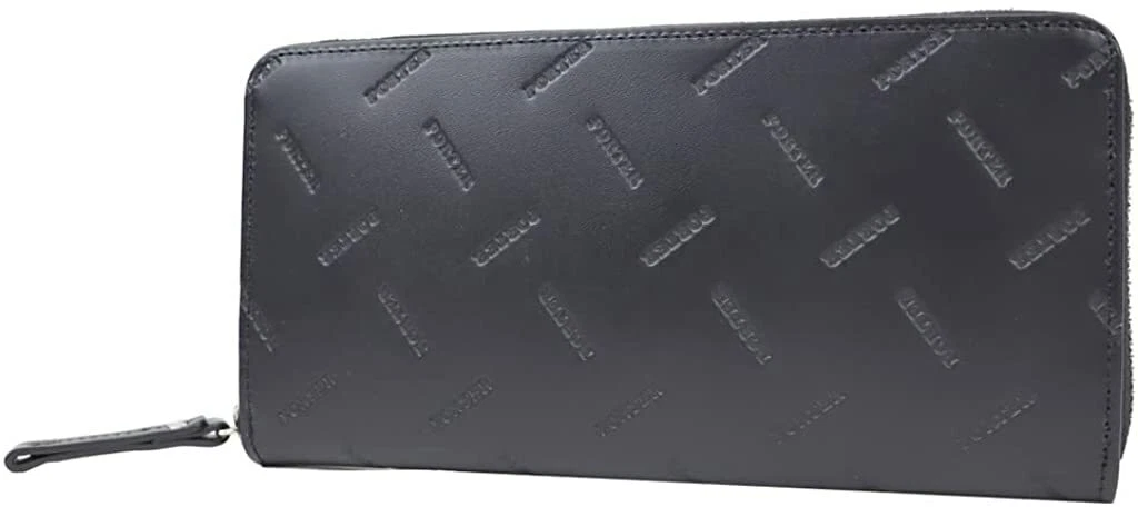 Yoshida BAG PORTER ENCHASE LEATHER WALLET Black 007-02283 MADE IN