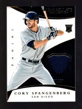 2015 IMMACULATE #50 CORY SPANGENBERG RC JERSEY 57/99 SAN DIEGO PADRES