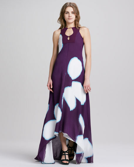 NWT DVF Diane von Furstenberg plum silk Starr maxi evening dress gown, 2 $875 NWT DVF Diane von Furstenberg plum silk Starr maxi evening dress gown, 2 $875