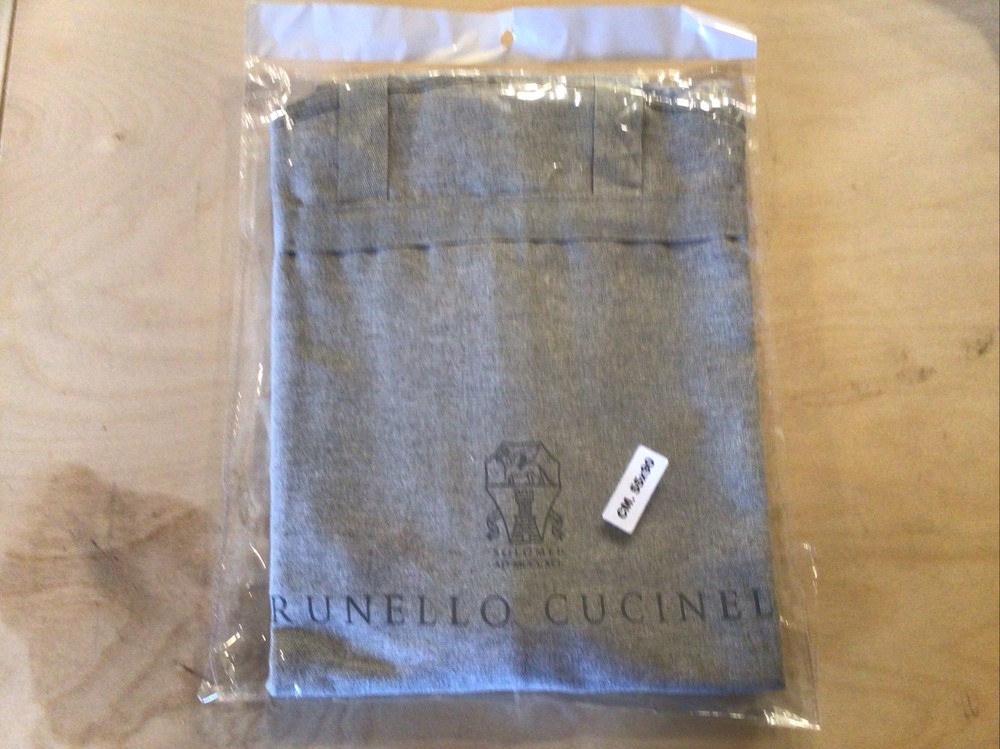 Lot Of 3 Authentic Brunello Cucinelli Linen Garment Bags Suit Travel New  55X90