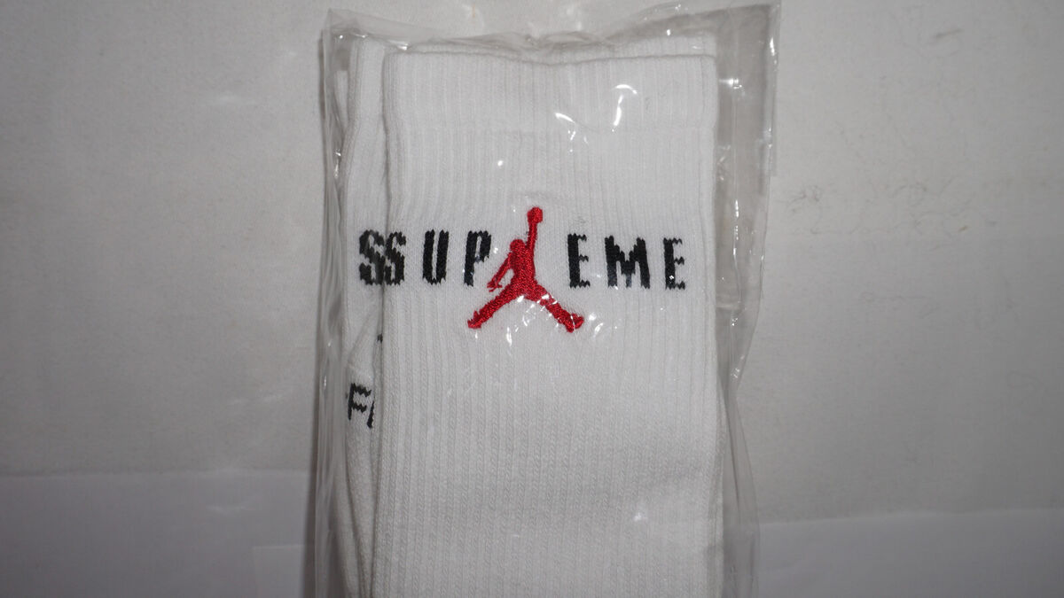 Supreme New Jordan Crew Sock Dri FIt Size 8-12 | eBay Supreme New Jordan Crew Sock Dri FIt Size 8-12 | eBay