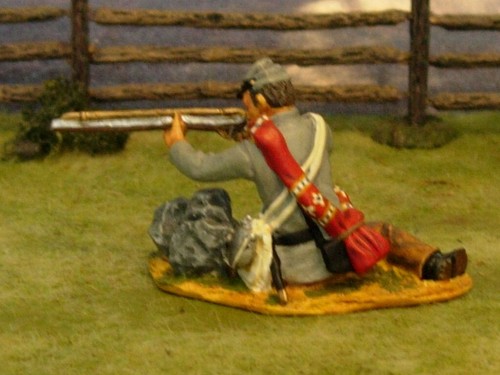 ACW Civil war Britains rare N.C. Reb with .50 Caliber Rifle 54mm metal ...