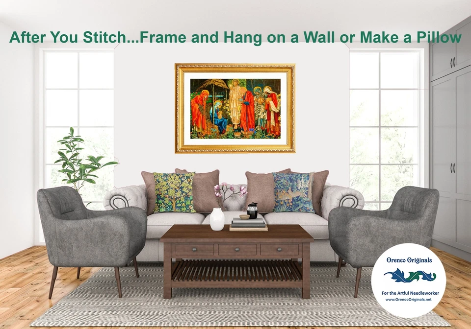 William Morris Forest Rabbits from Tapestry Counted Cross Stitch Chart Pattern - Image 4 of 4