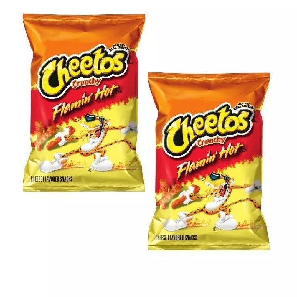 Cheetos Flamin Hot Crunchy Cheese Flavored Snacks 8.5 oz