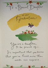 Graduation Congratulations Greeting Card - Daughter