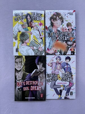 Let s destroy the idol dream Manga Band 1-4 Set, Marumero Tanaka Comedy Manga