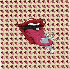 TAB On Every TONGUE BLOTTER ART perforated sheet paper psychedelic art