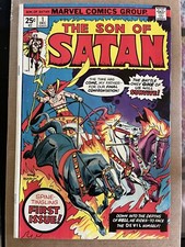 The Son Of Satan 1 1975 Mid Grade MVS intact Bronze Age 1st App Hellstrom