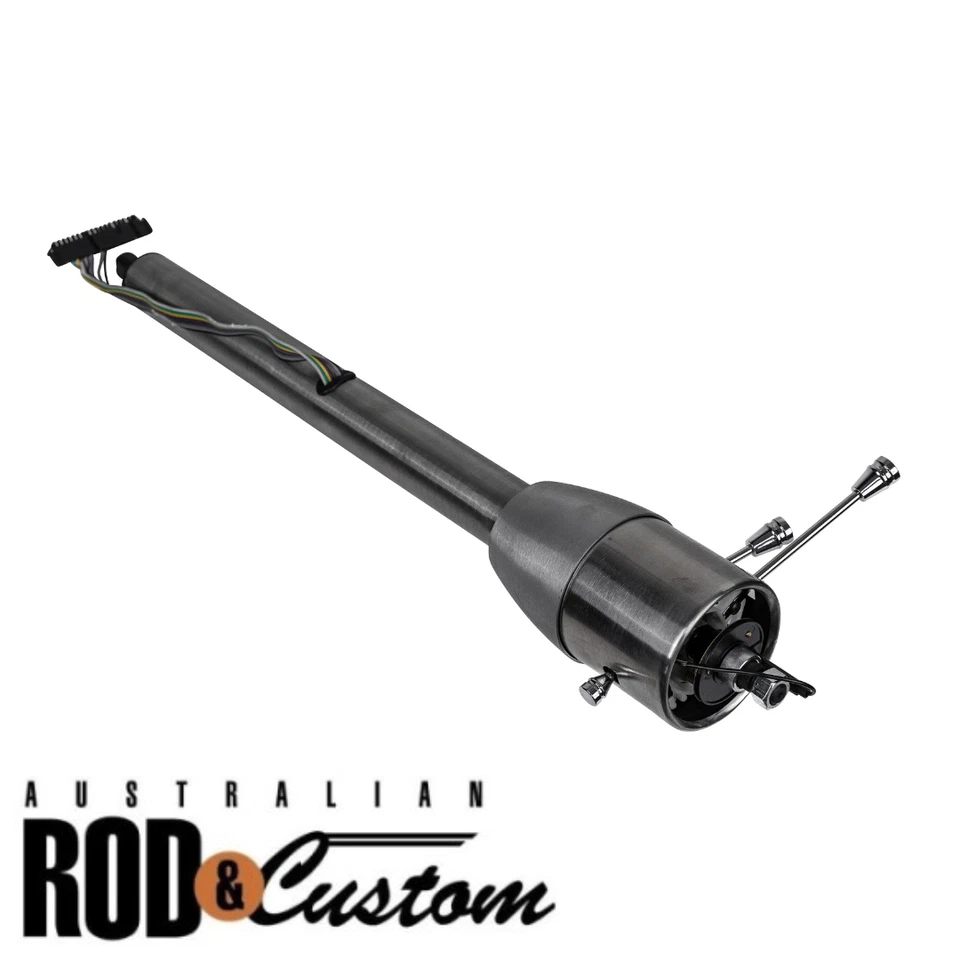 28 Inch Steering Column Stainless Tilt Floor Shift + Engineer Cert Hot Rod Ford - image 2 of 4