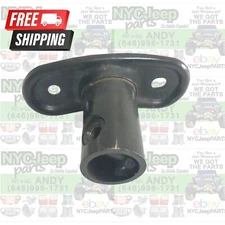 Left 1997-2002 Jeep Wrangler TJ Windshield Roll Bar Mount Adjust End Bracket 