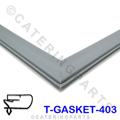 T6GASKET403 INOMAK UPRIGHT FRIDGE DOOR SEAL / GASKET 670mm x