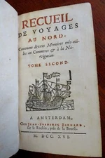 Arctic Whaling Svalbard Exploration 1716 Frisland voyage rare book w/ 15 plates