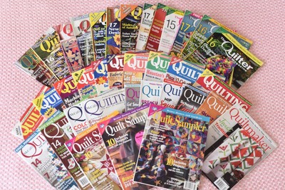 36 Quilt Sampler/Maker Quilter/McCalls Quilting Today Back Issue Magazine Lot