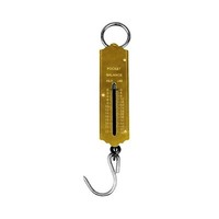 YSAMAX Pocket Spring Balance Luggage Scale 25 Kg, Weight Measuring with Hook