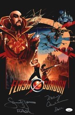 SAM JONES & MELODY ANDERSON Signed FLASH GORDON 11x17 Photo Autograph JSA COA