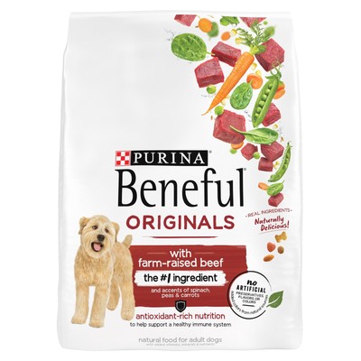 Purina Originals With Farm-Raised Beef, With Real Meat Dog Food - (Pack of 4)...