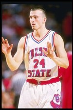 Guard Chris Herren Fresno State Bulldogs stands on the court the S- Old Photo