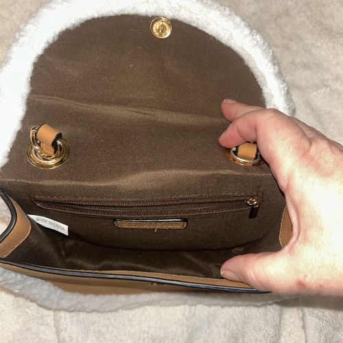NWT Scarleton Crossbody Bag Faux Fur - Picture 3 of 5