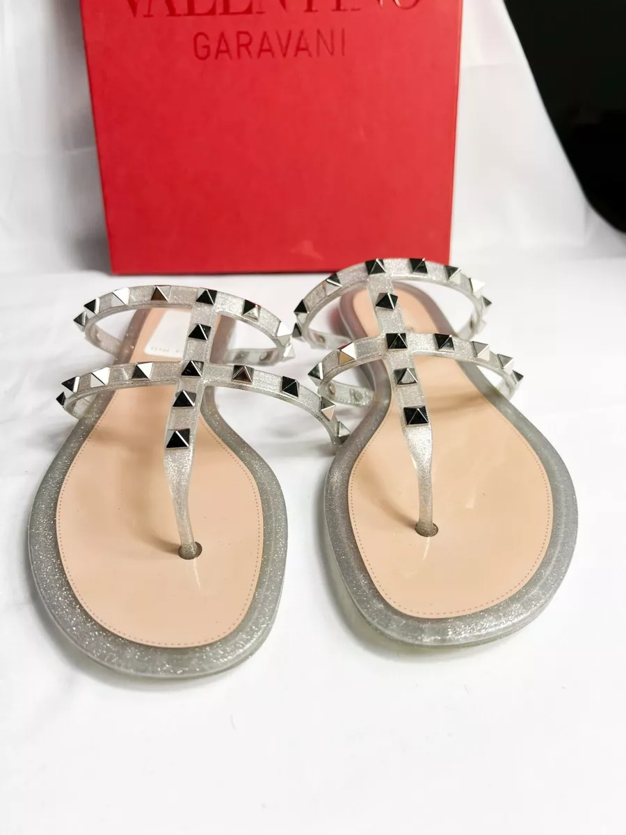 Valentino garavani rockstud flip flops sale