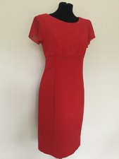 Red Shift Dress Size UK 12 EU 44 VGC