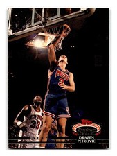 Drazen Petrovic 1992-93 Stadium Club #10 New Jersey Nets NM-MINT