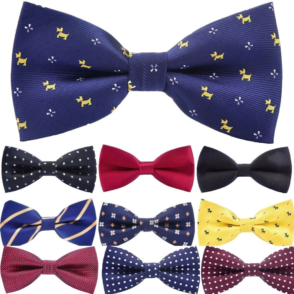 Lazos de poliéster de flores para hombres