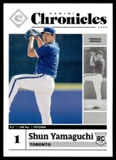 2020 Panini Chronicles Shun Yamaguchi RC Toronto Blue Jays #45