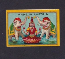 Antique Match Tag Austria BN183858 Women India