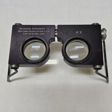 Vintage Stereoscope 4X Union Instrument Corp 6675-882-7977 US Standing Magnifier
