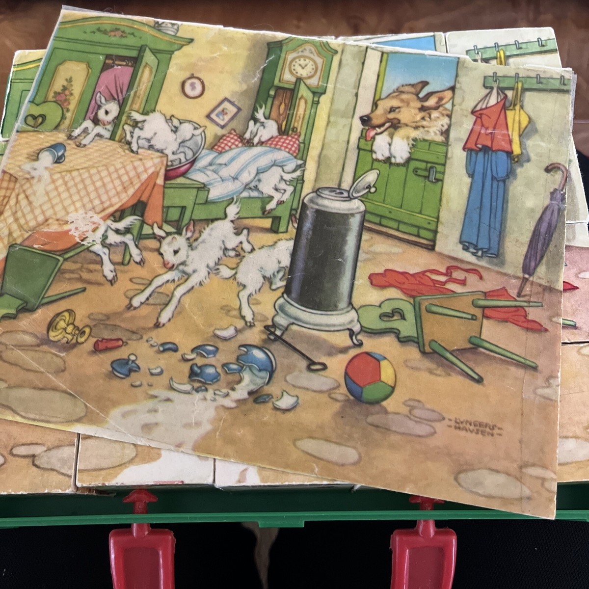 Vintage Eichhorn German Block Puzzle Fairy Tales with Case | eBay